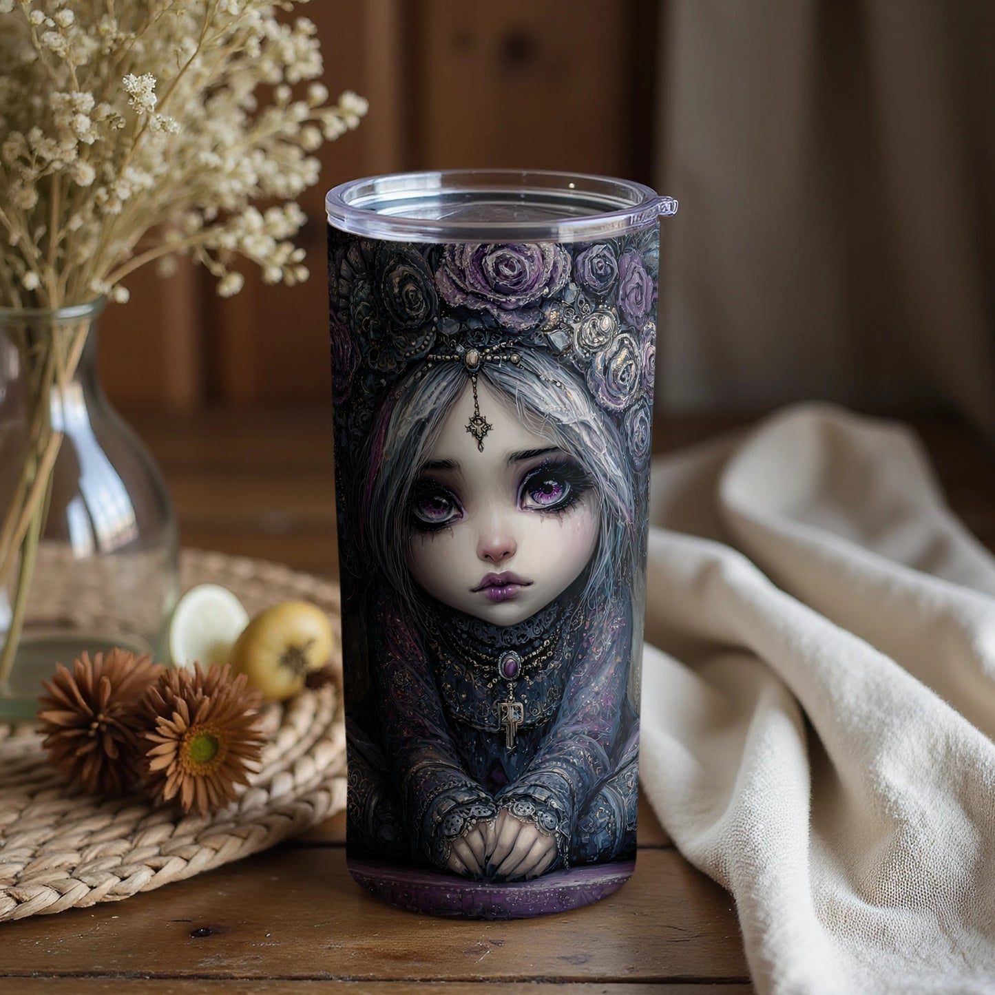 Enchanting Gothic Art Tumbler Cup for Sale