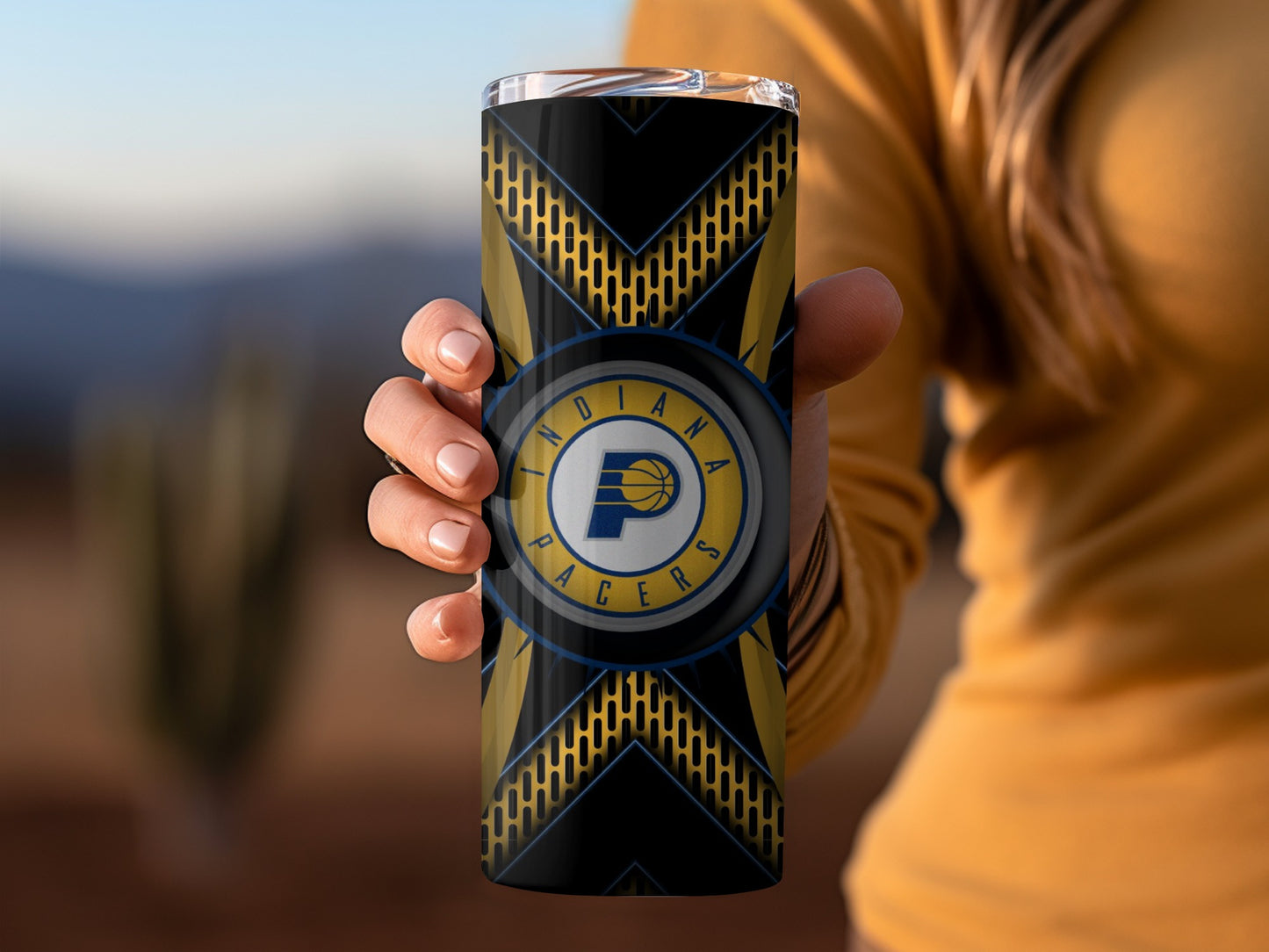 Indiana Pacers NBA Basketball Team Design for Fans Tumblers