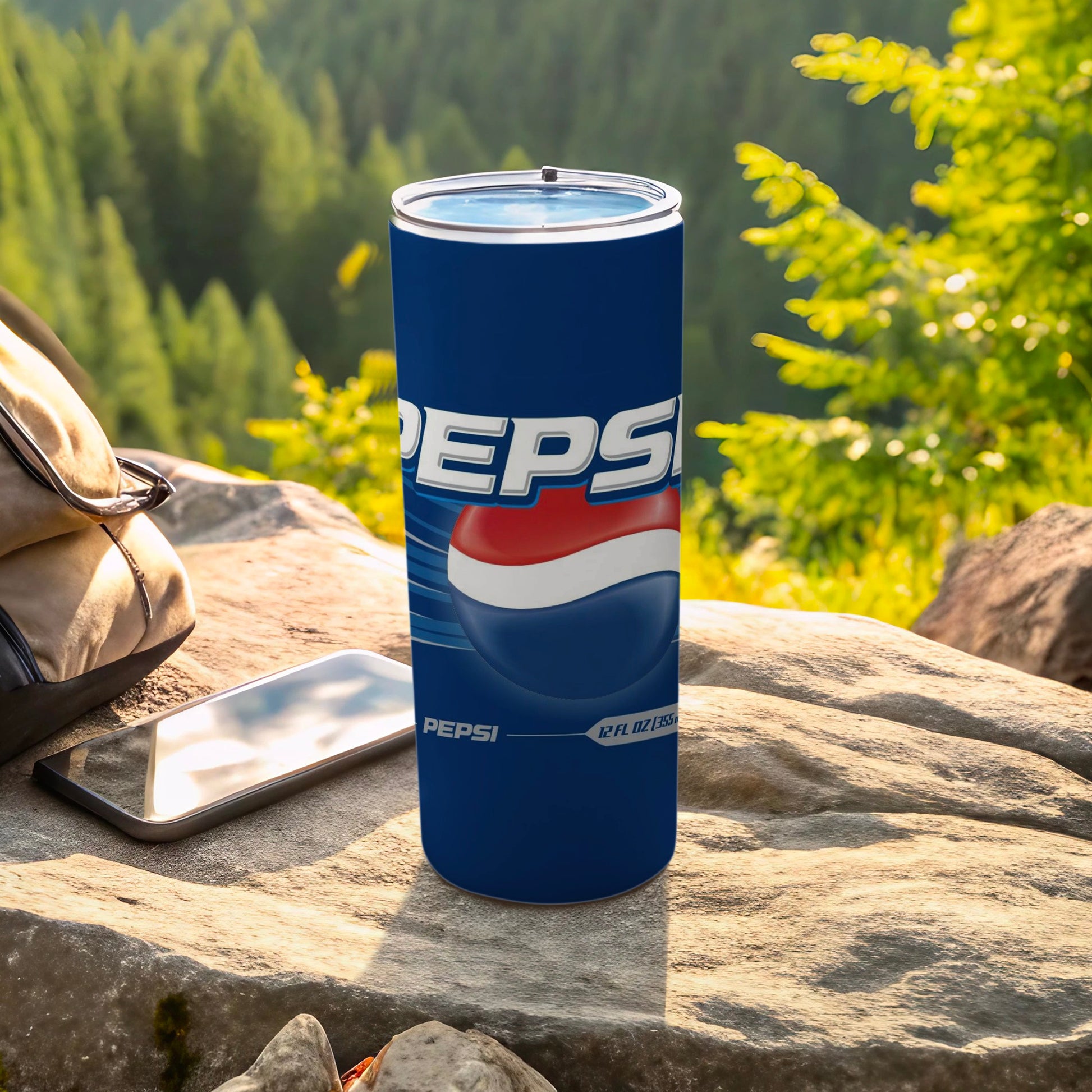 Pepsi Blue Logo Design 12 FL OZ Portable Tumbler product type