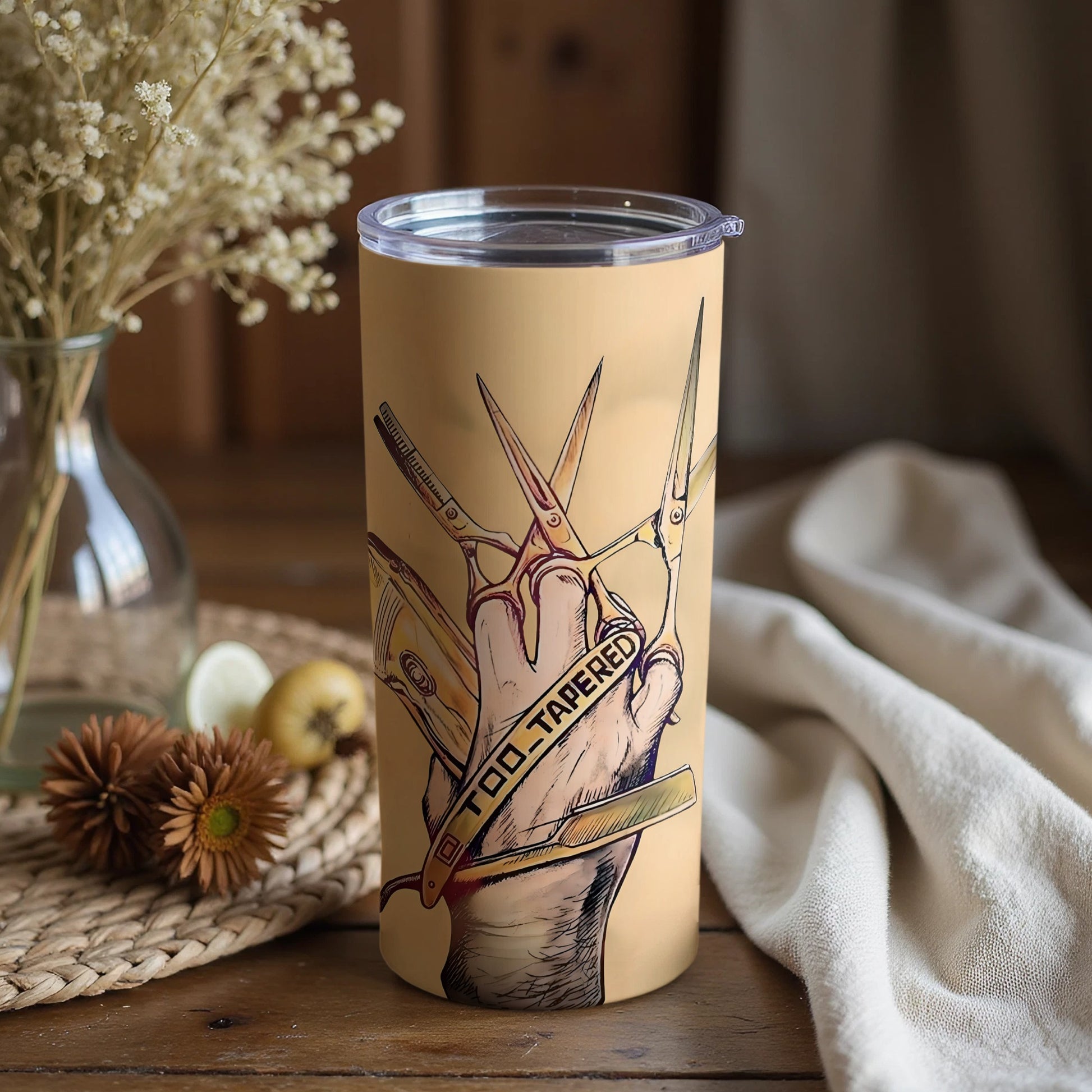 Too Tapered Barber Inspired Insulated Tumbler