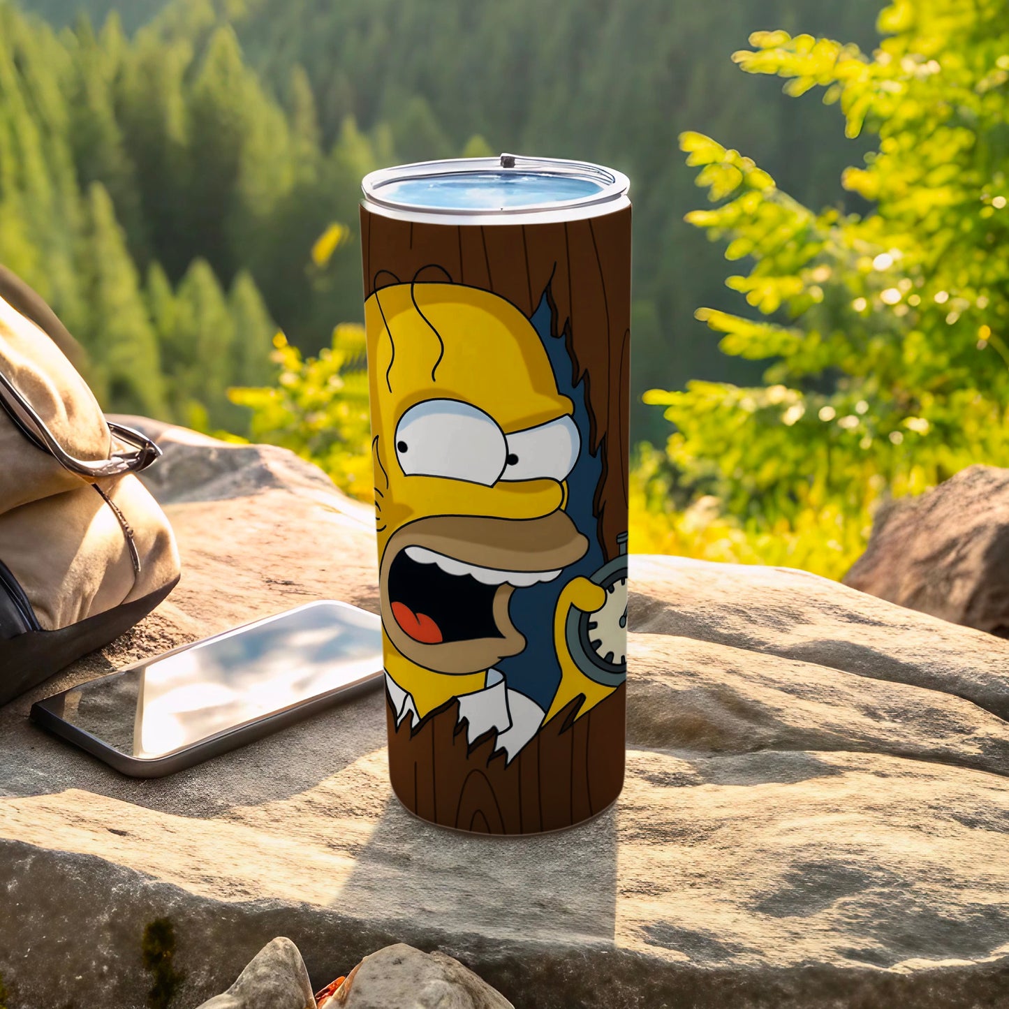 Cartoon Character in Distress Insulated Tumbler
