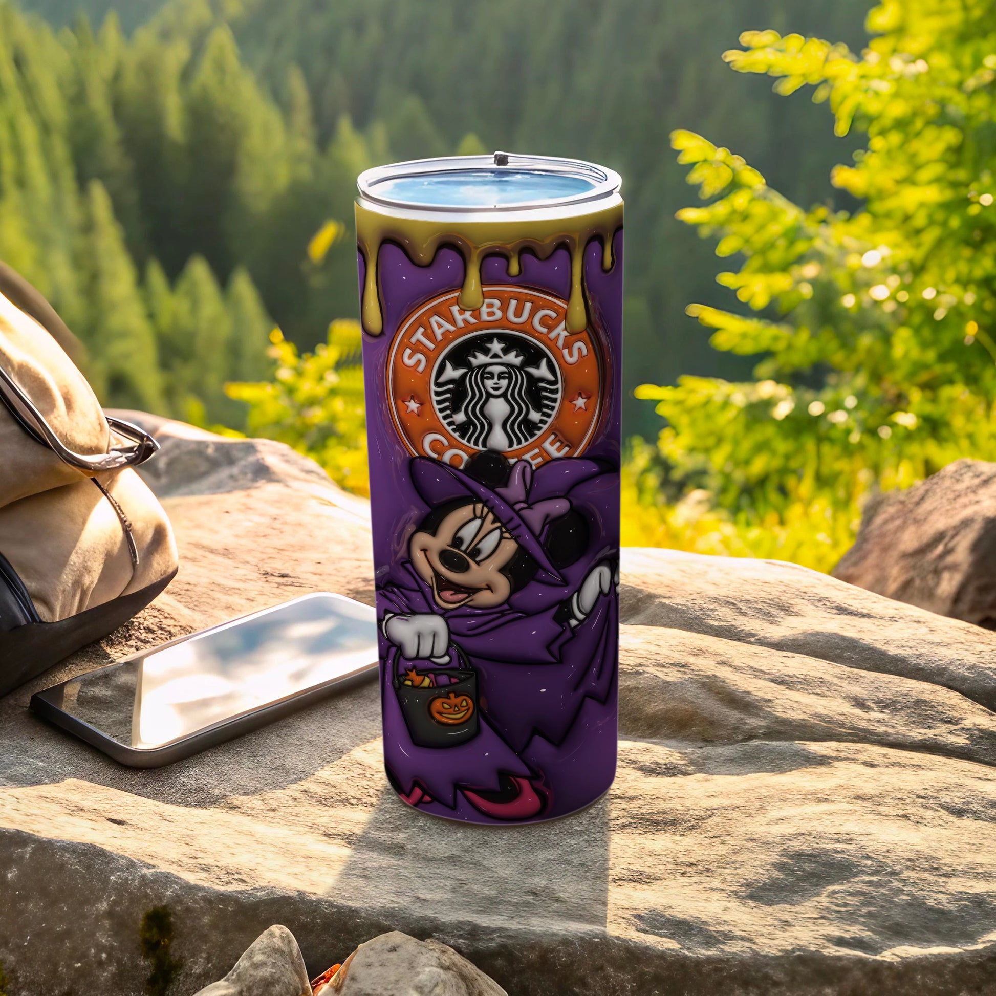 Halloween Minnie Mouse Starbucks Coffee Tumbler Cup
