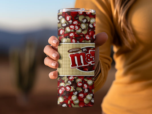 San Francisco M and Ms Character Winning Size Design Tumblers