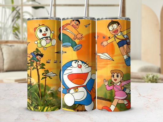 Colorful Cartoon Character Design Tumbler Cup
