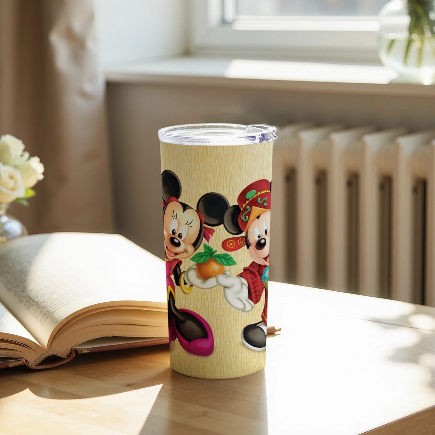 Colorful Disney Characters Tumbler Ideal for Gifting