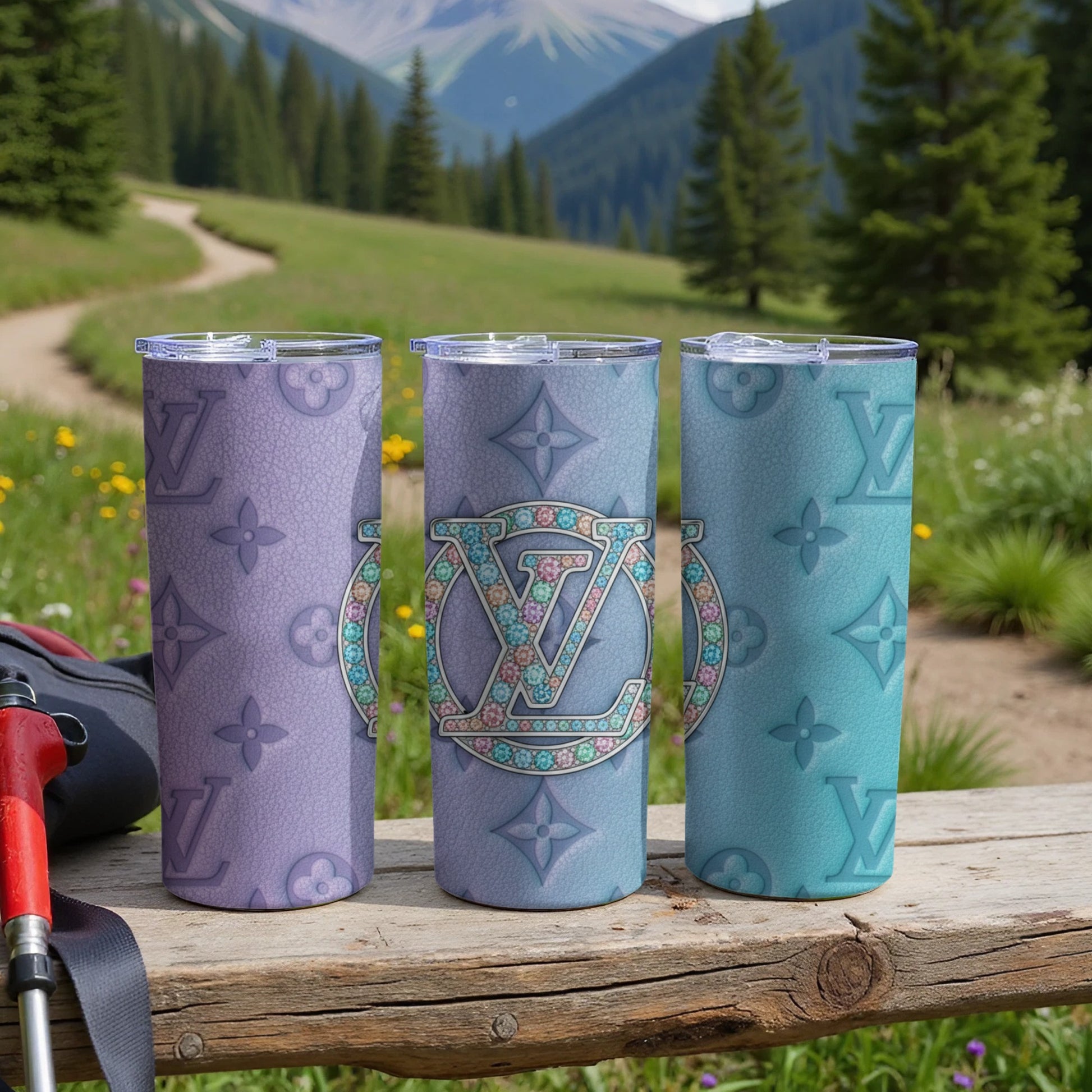 Pastel Colored Designer Tumbler Flask with Logo Design