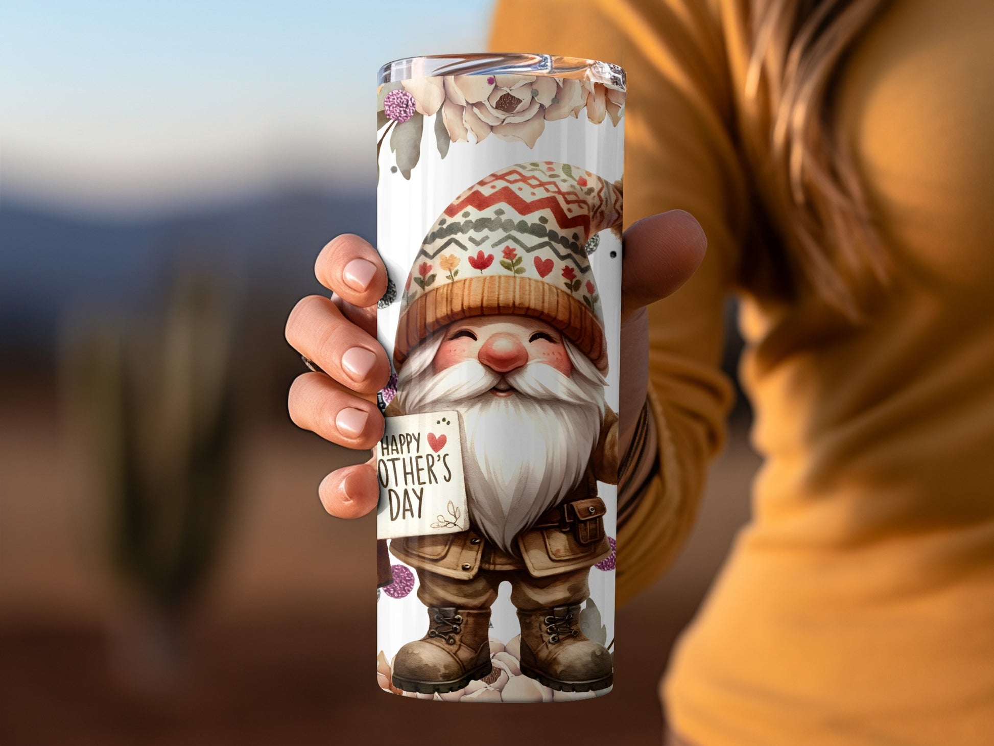 Adorable Gnome Happy Mother's Day Tumbler