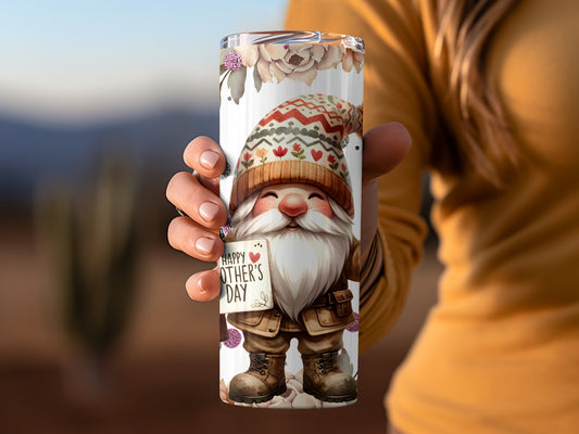 Adorable Gnome Happy Mother's Day Tumbler
