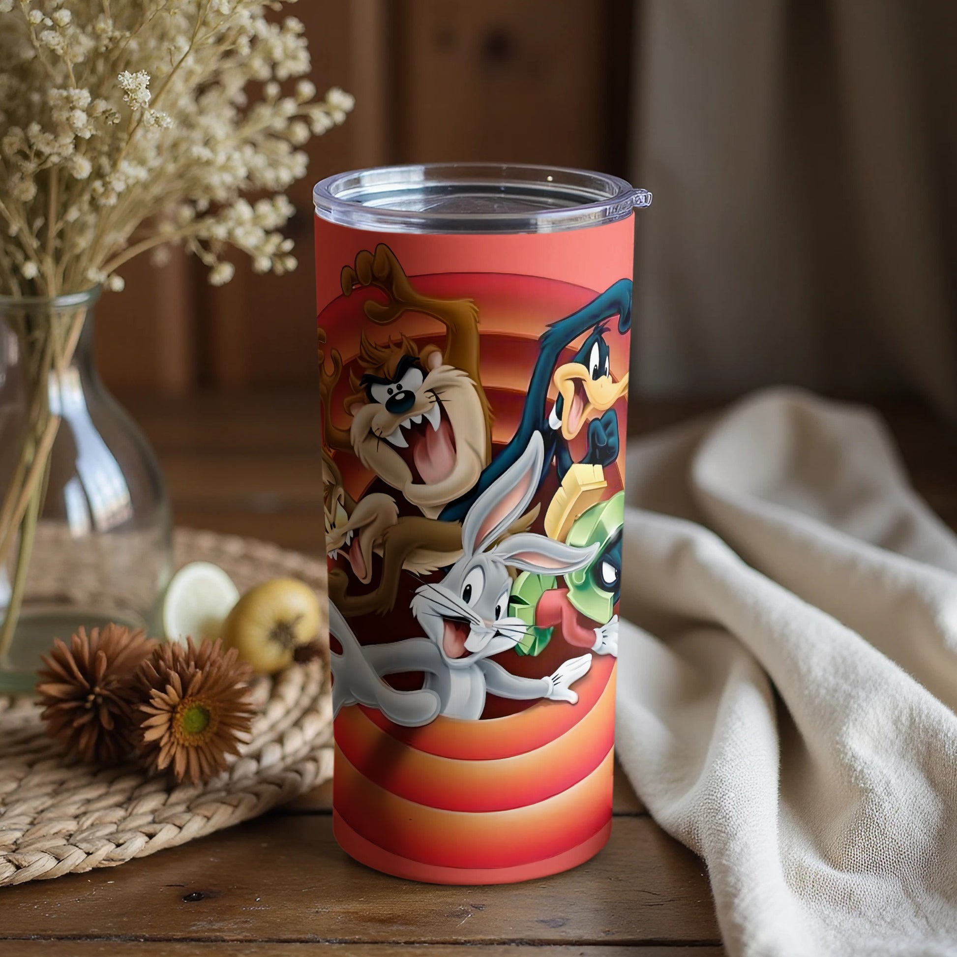 Looney Tunes Tumbler With Iconic Character Design
