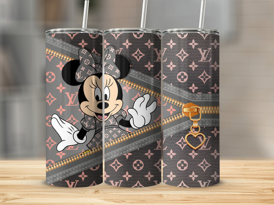 Minnie Mouse Designer Inspired Pattern Tumbler