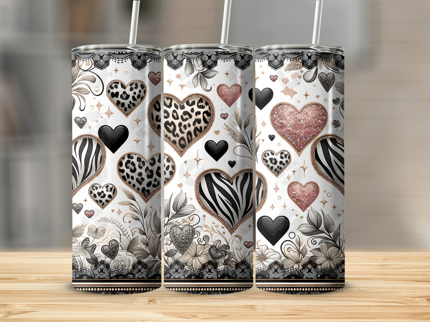 Leopard Zebra Hearts Glitter Floral Lace Design product type