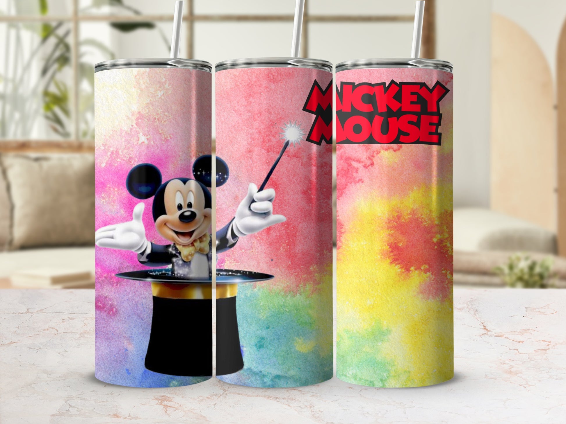 Mickey Mouse Magic Theme Decorative Tumbler