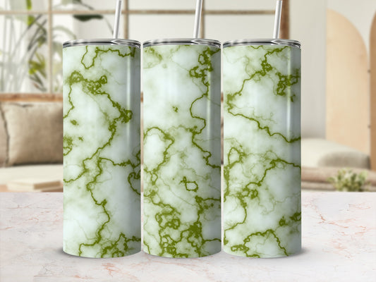 Green White Marble Patterned Tumbler product type