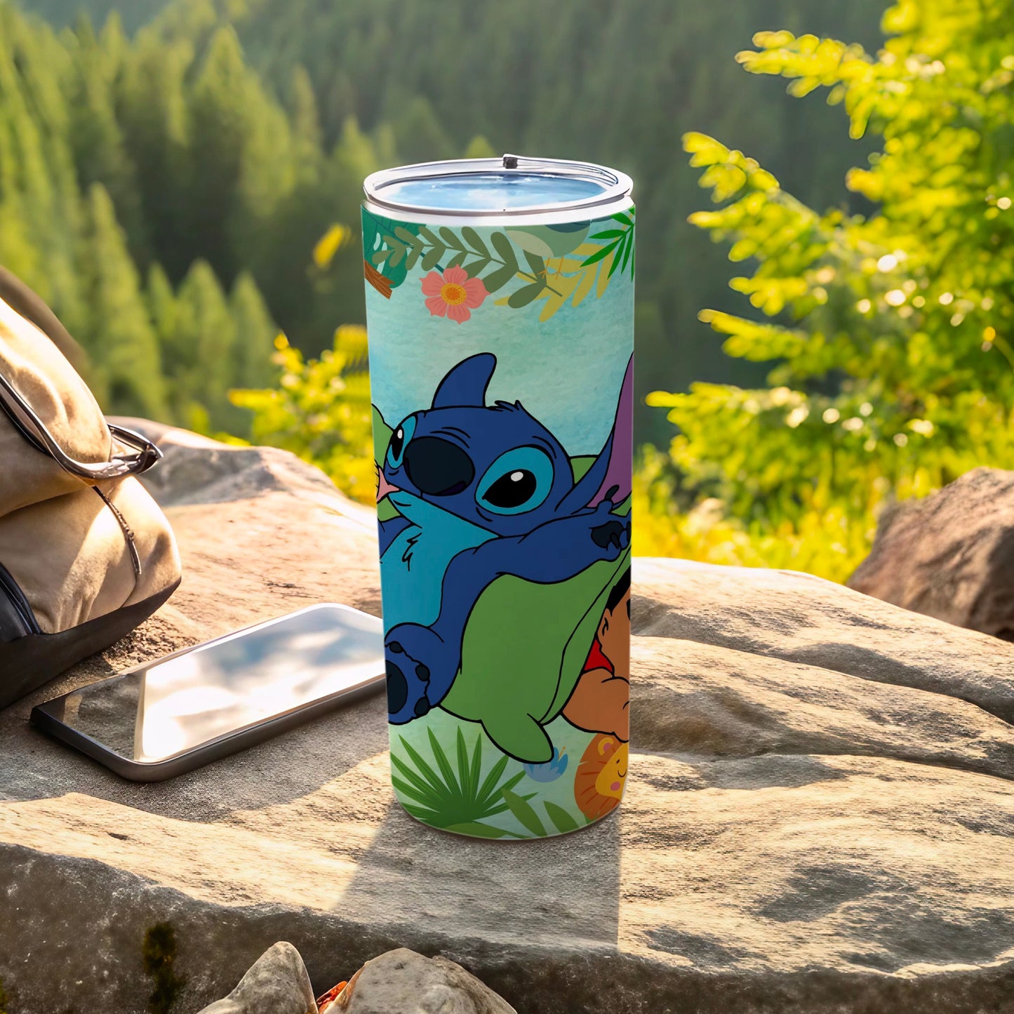 Cute Cartoon Character Tall Insulated Tumbler Cup