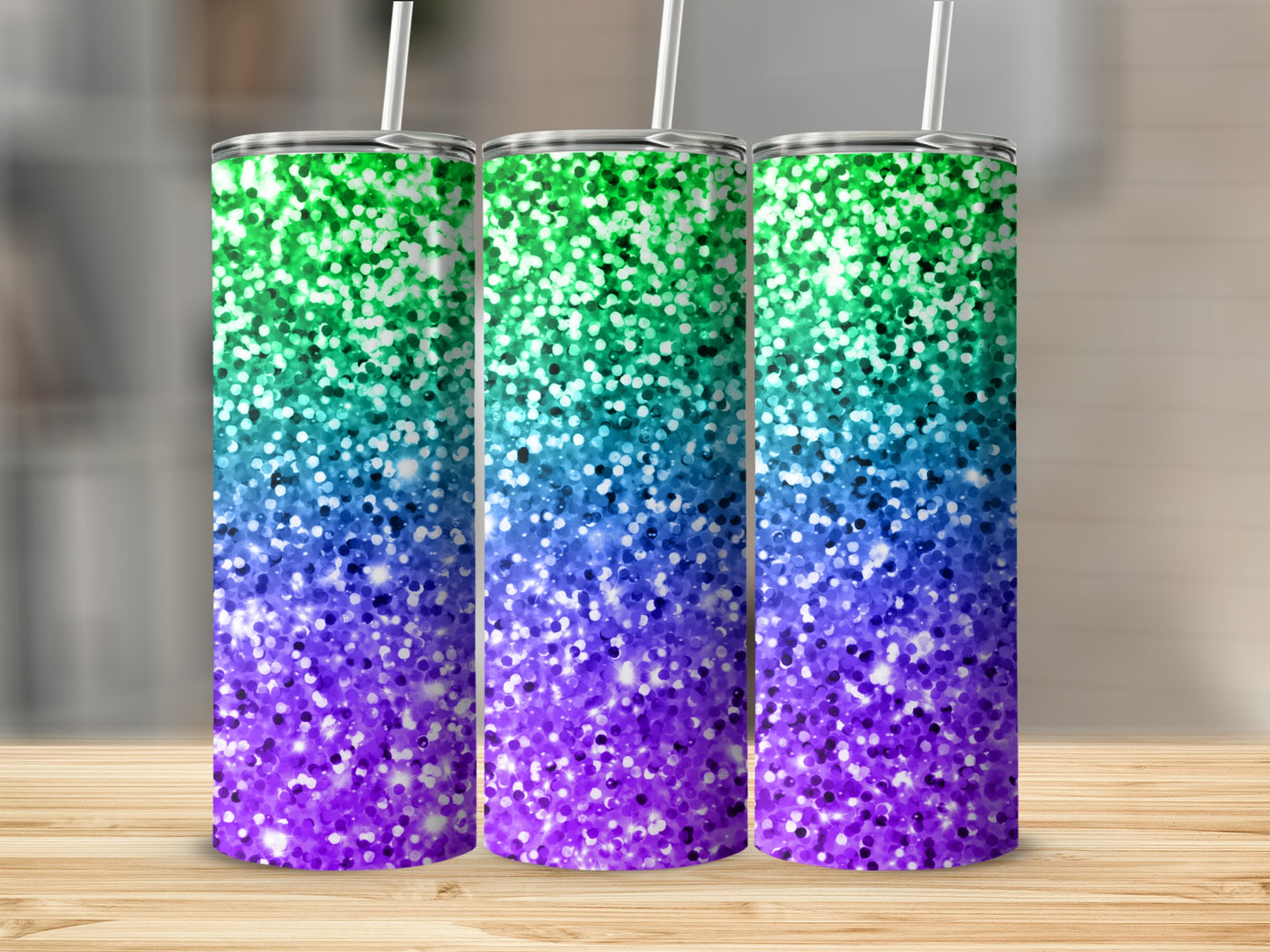 Gradient Sparkle Design Tumbler product