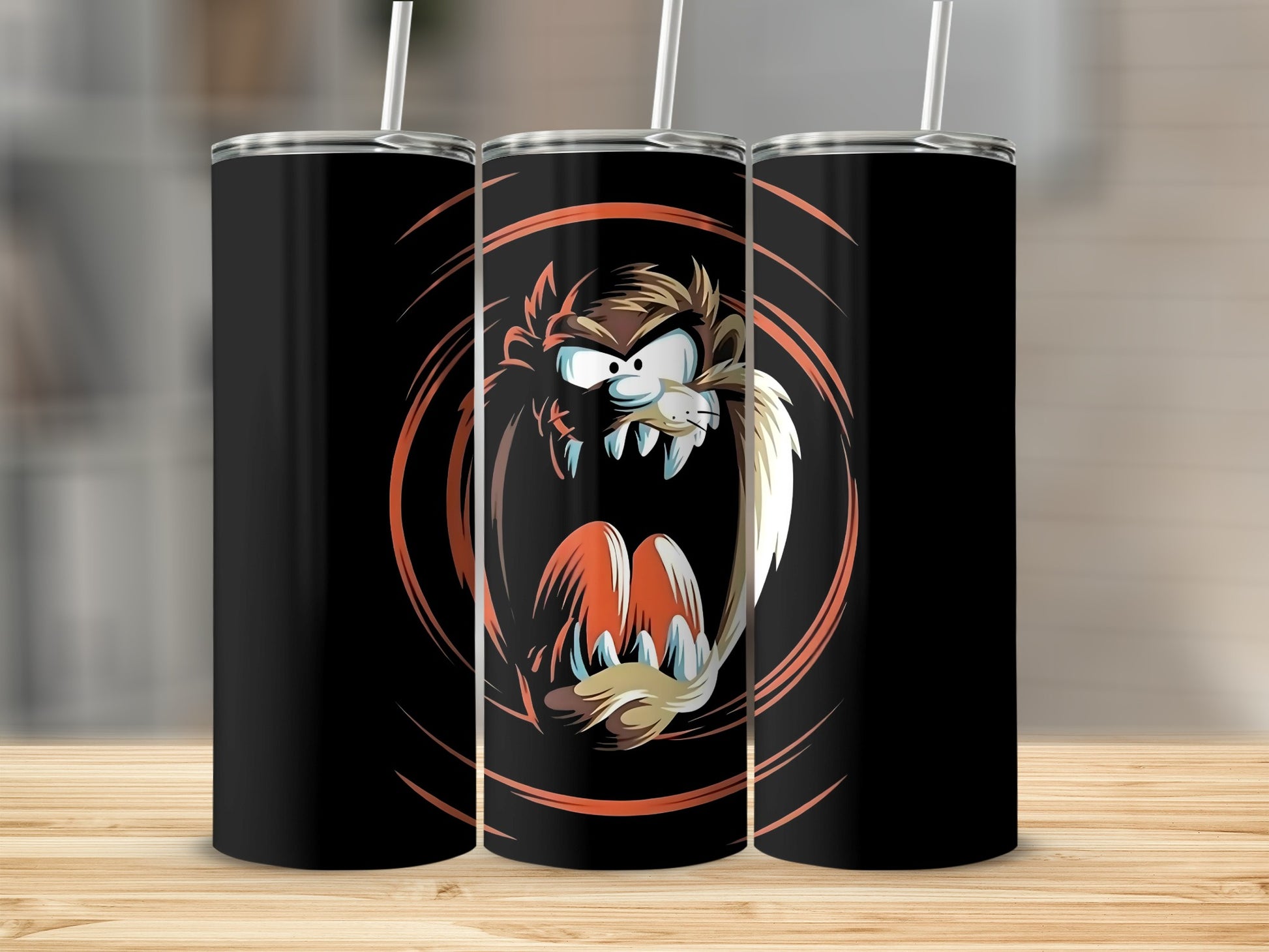 Tasmanian Devil Cartoon Character Insulated Tumbler