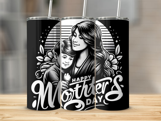 Happy Mother's Day Artistic Design Tumbler