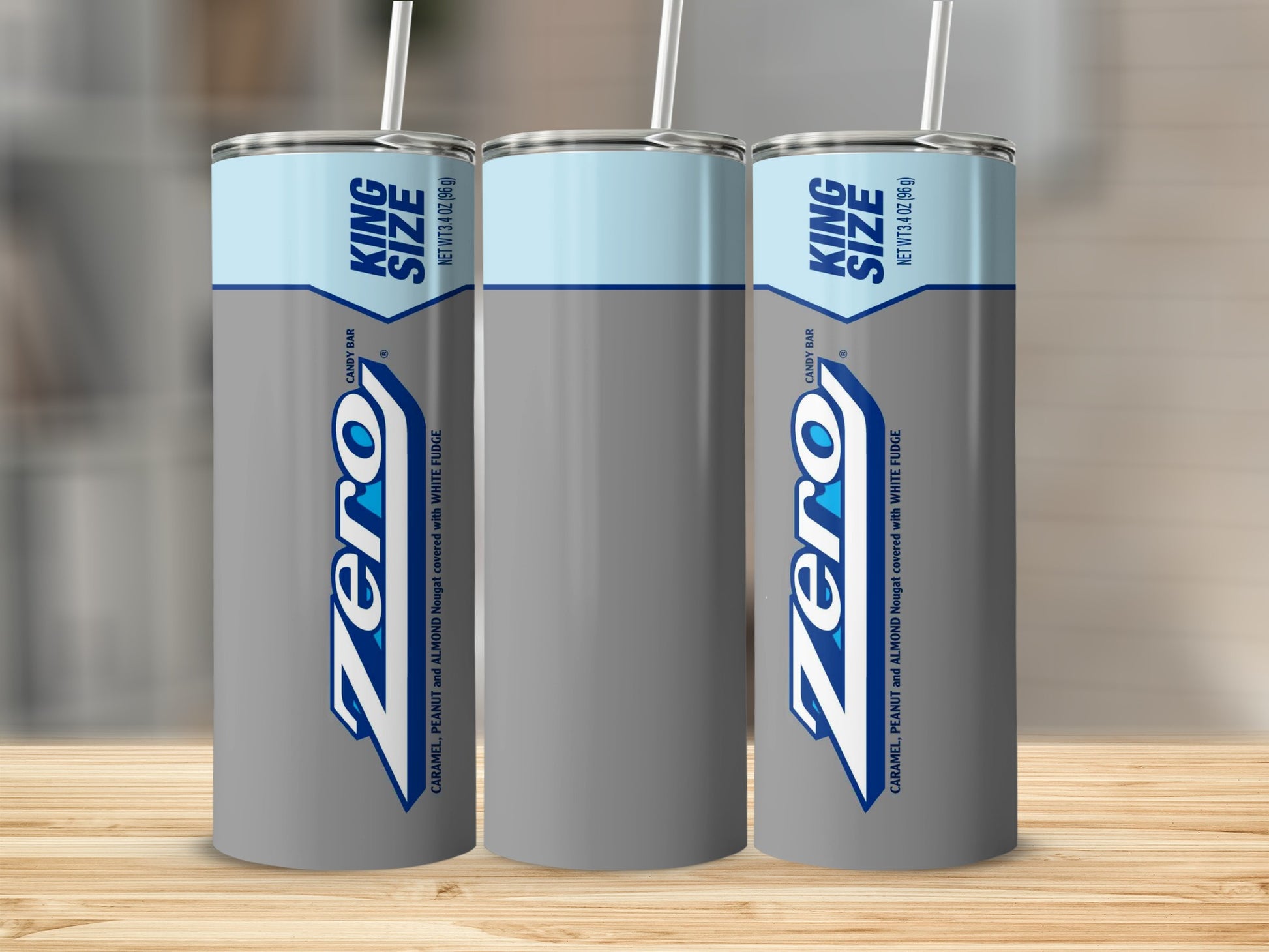 Zero King Size Candy Bar Caramel Peanut and Almond tumbler