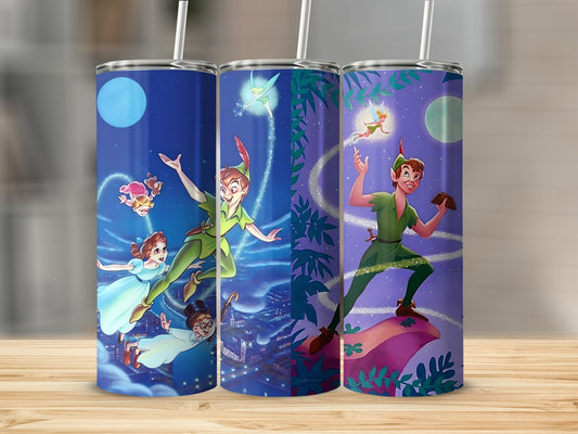 Magical Flying Adventures with Lantern Kids Tumbler Set