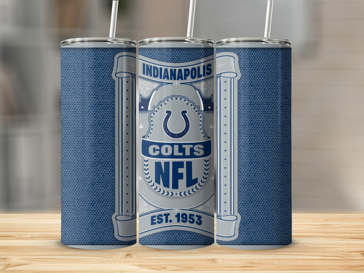 Indianapolis Colts NFL Established 1953 Design Tumbler