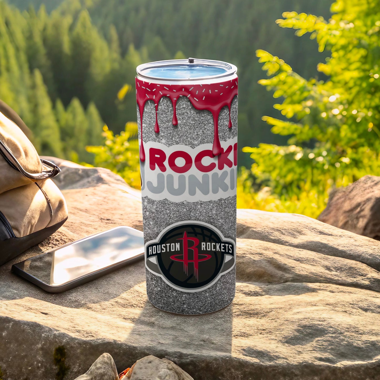 Houston Rockets Rock Junkie Travel Tumbler Cup