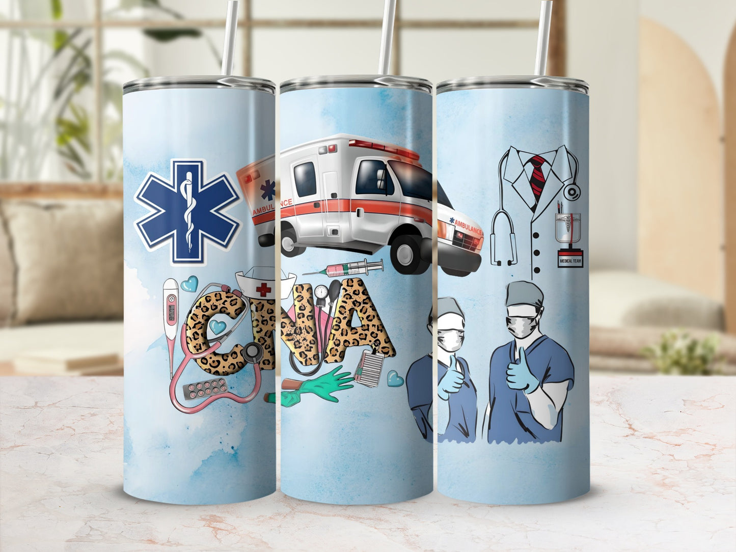 Nurse and Medical Professionals Themed Tumbler Product