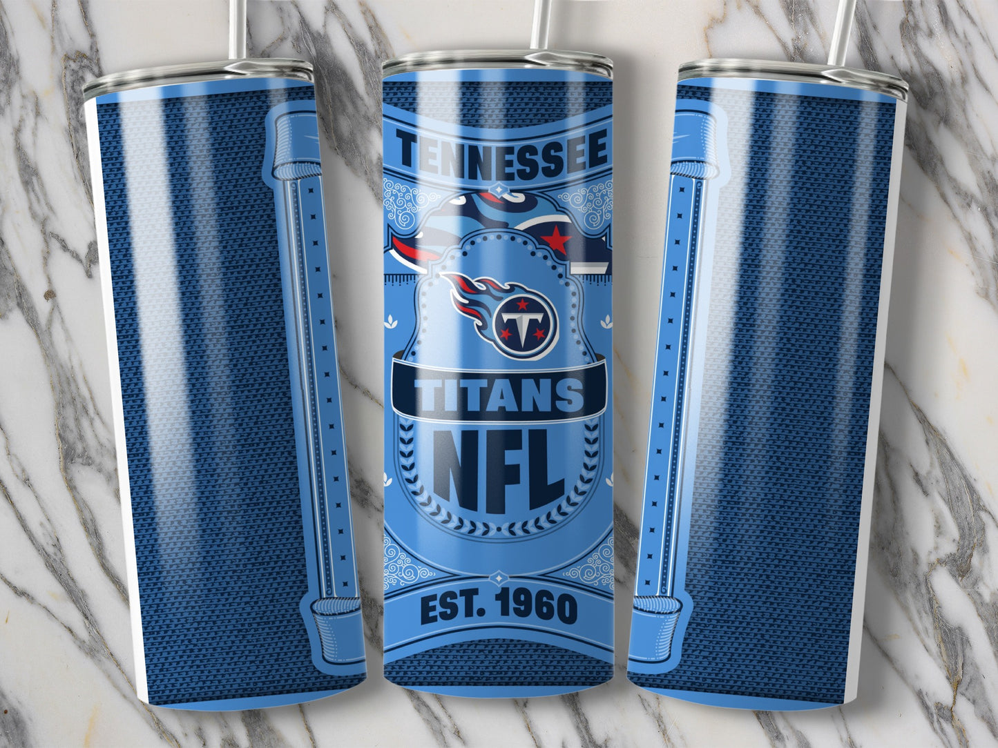 Tennessee Titans NFL Football Team Official Logo Tumbler