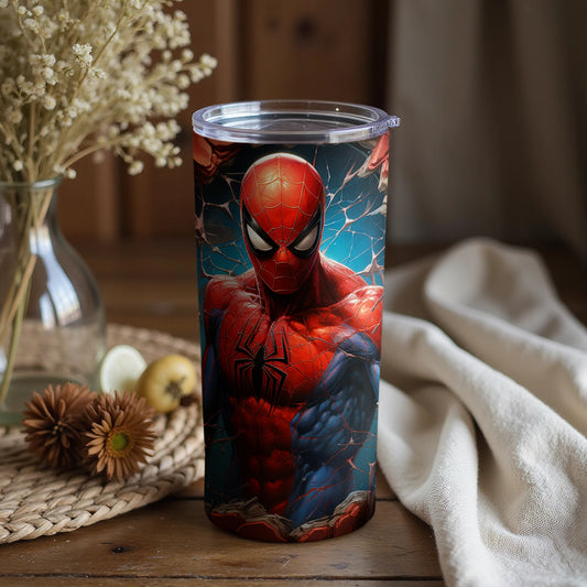 Spectacular Spider Hero Design Tumbler for Fans