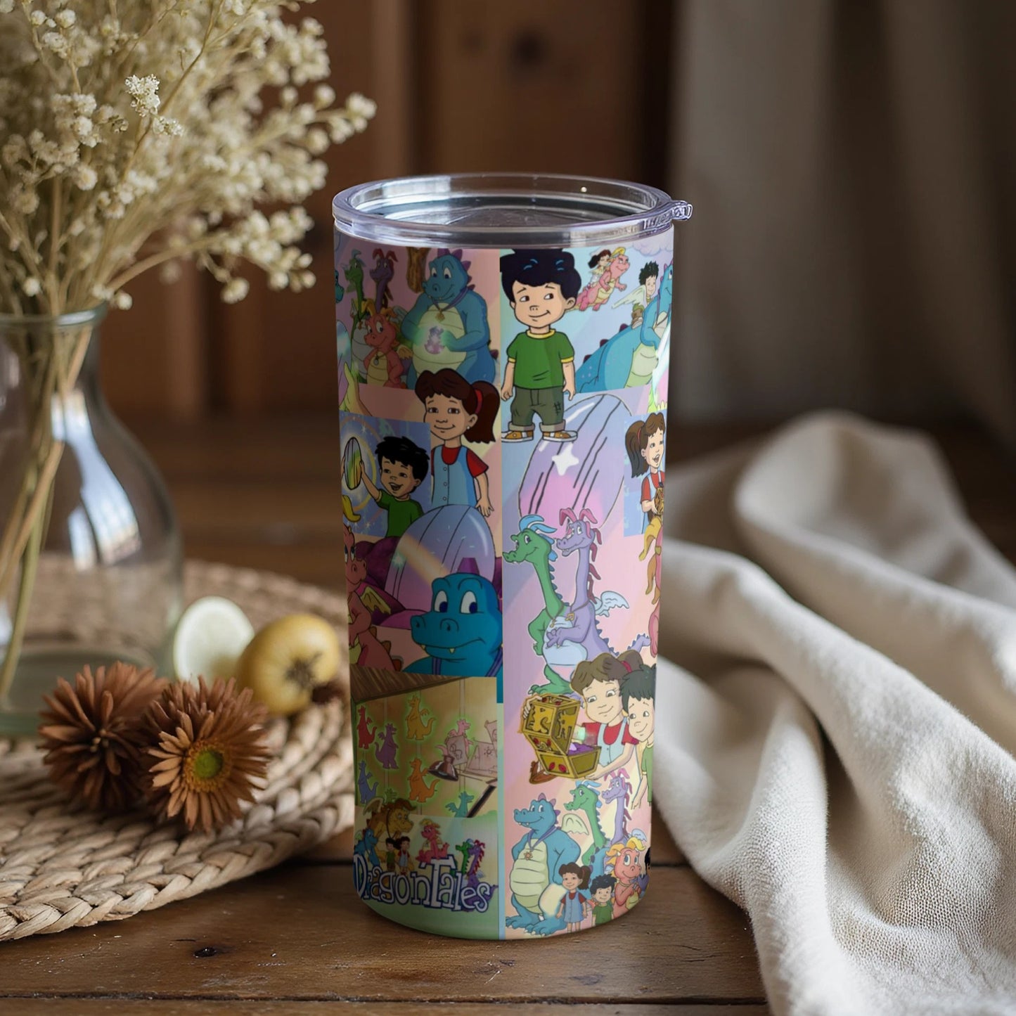 Colorful Cartoon Characters Insulated Tumbler Cup