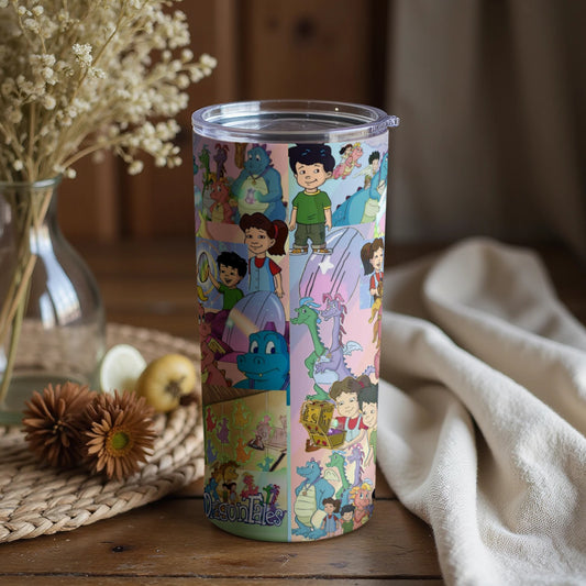 Colorful Cartoon Characters Insulated Tumbler Cup