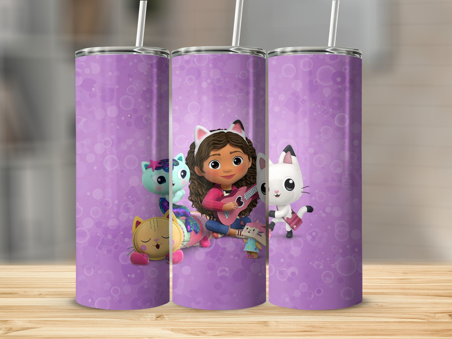 Purple Cartoon Character Design Insulated Tumbler Product