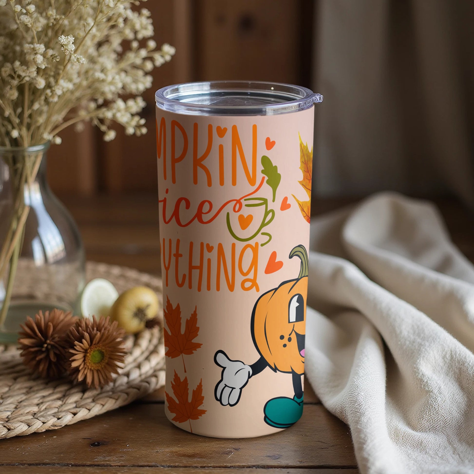 Pumpkin Spice Everything Fall Themed Tumbler Cup