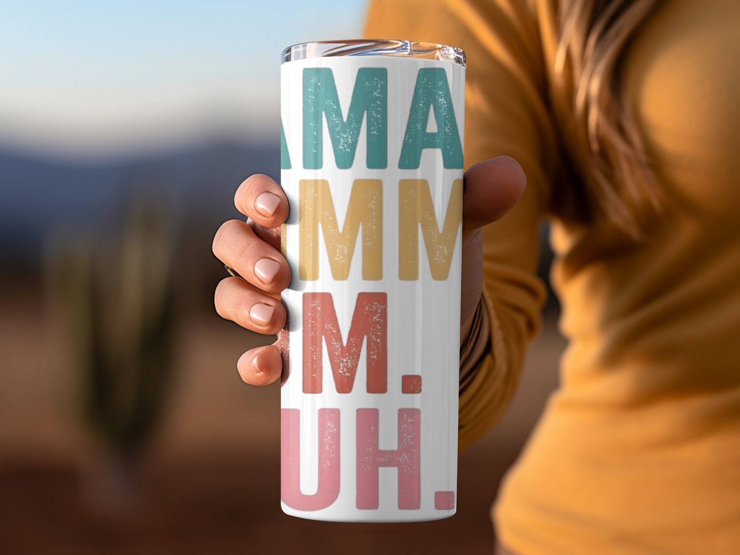 Colorful Mama Tumbler Perfect for Moms Everywhere