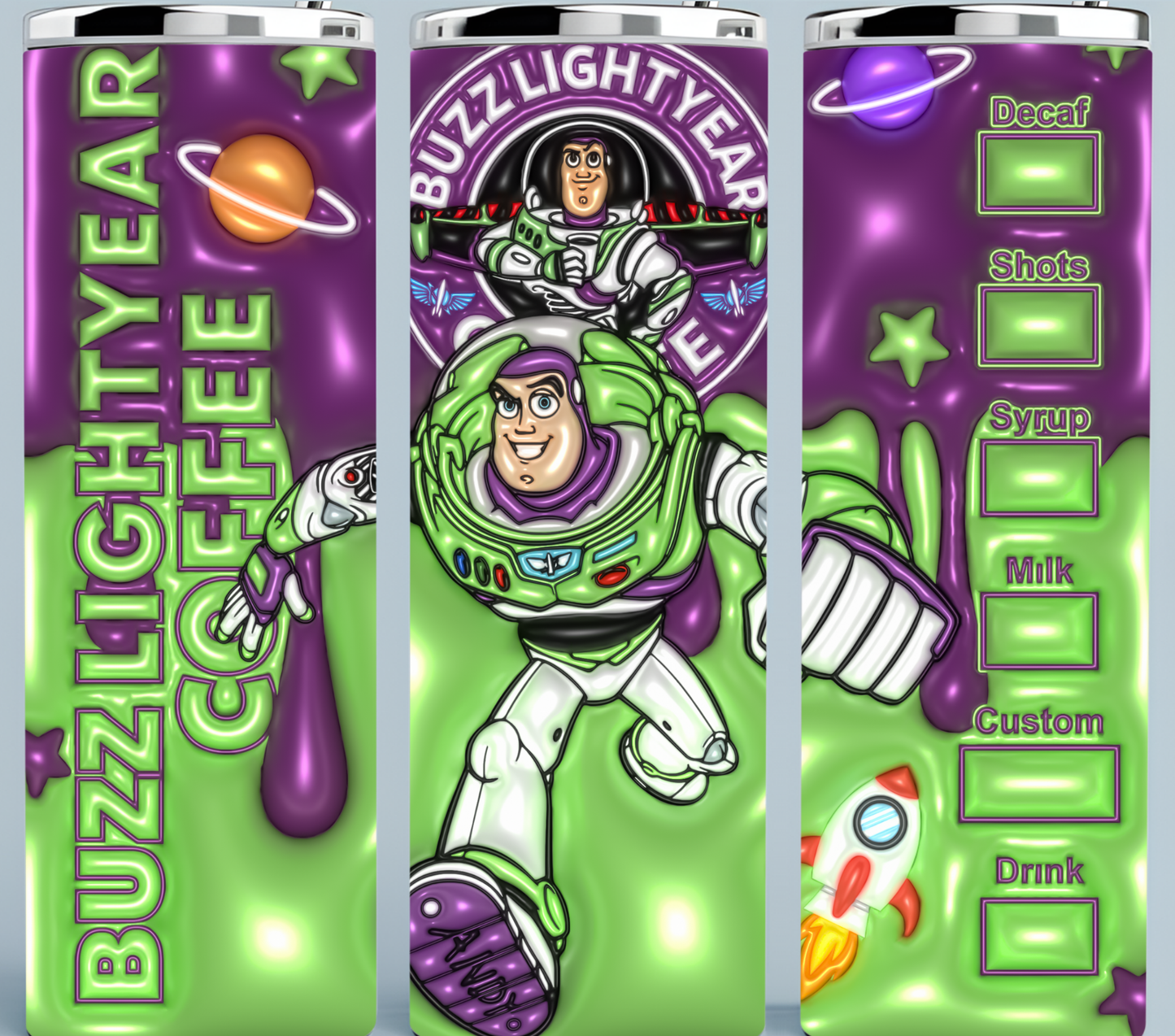 Buzz Lightyear Coffee Starbucks Tumbler