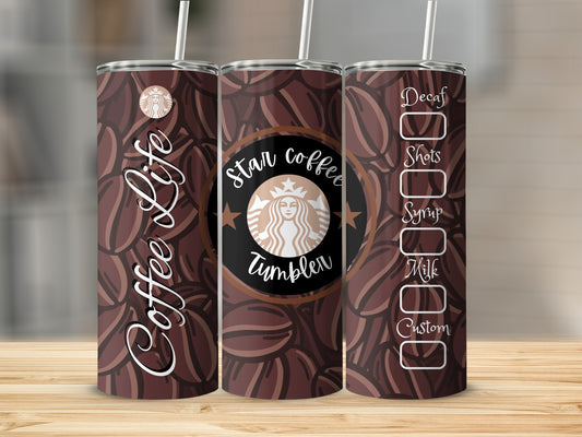 Coffee Life Star Coffee Custom Tumbler Food Container