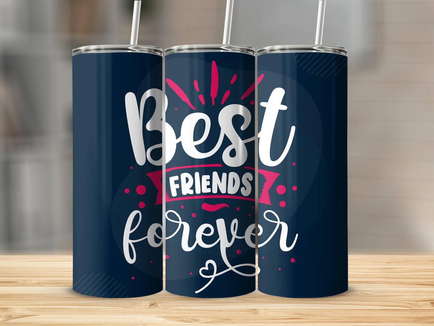 Best Friends Forever Insulated Tumbler Cup