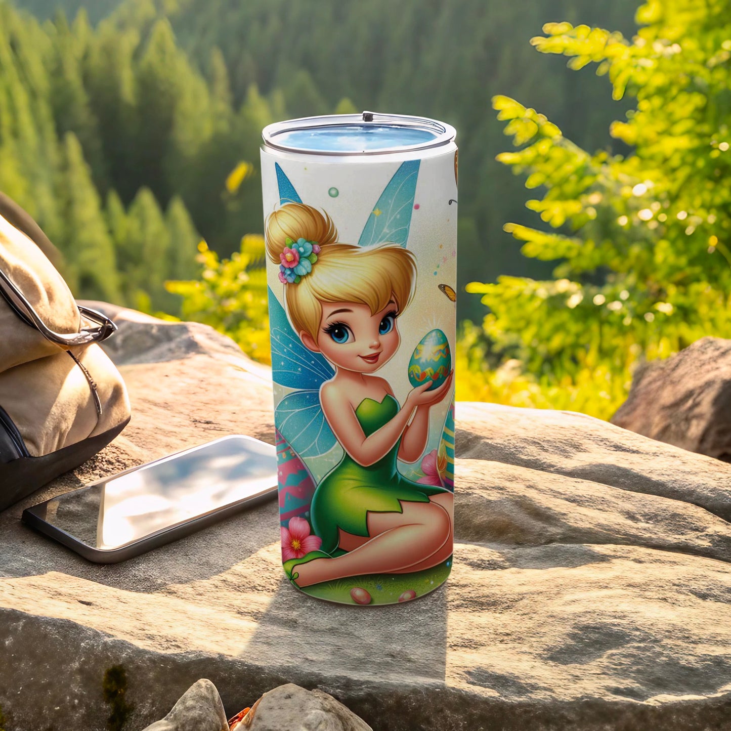 Tinkerbell Fairy Easter Egg Colorful Tumbler product type