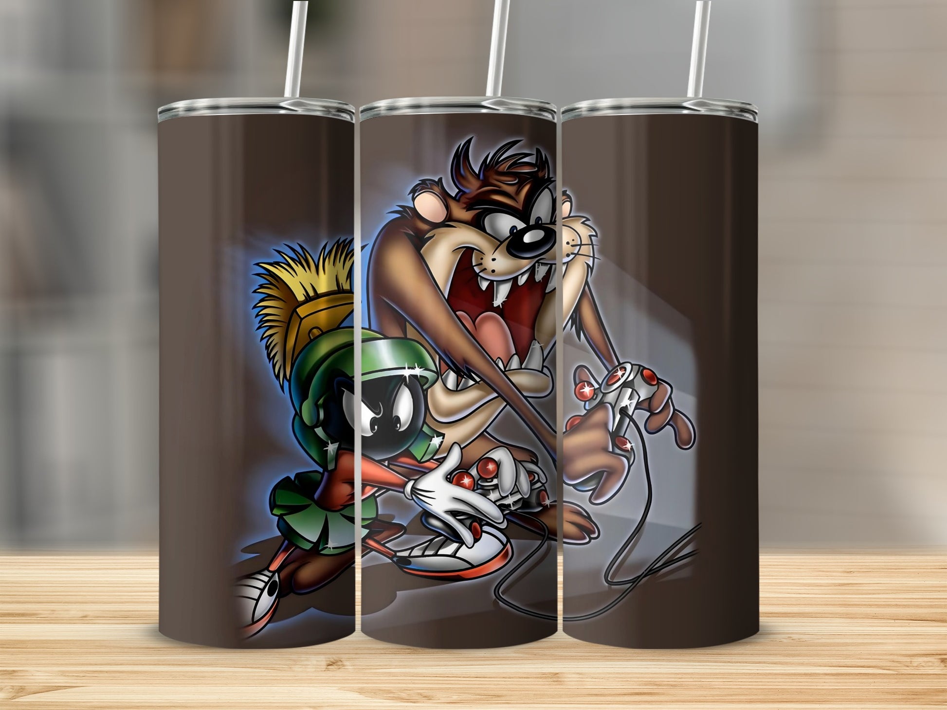 Tasmanian Devil and Marvin the Martian tumbler