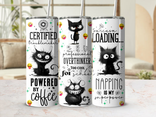 Certified Troublemaker Professional Overthinker Sarcasm Loading product type