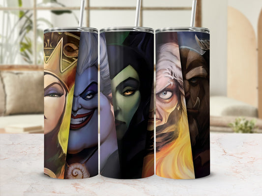 Villain-Themed Stainless Steel Tumbler Travel Mug