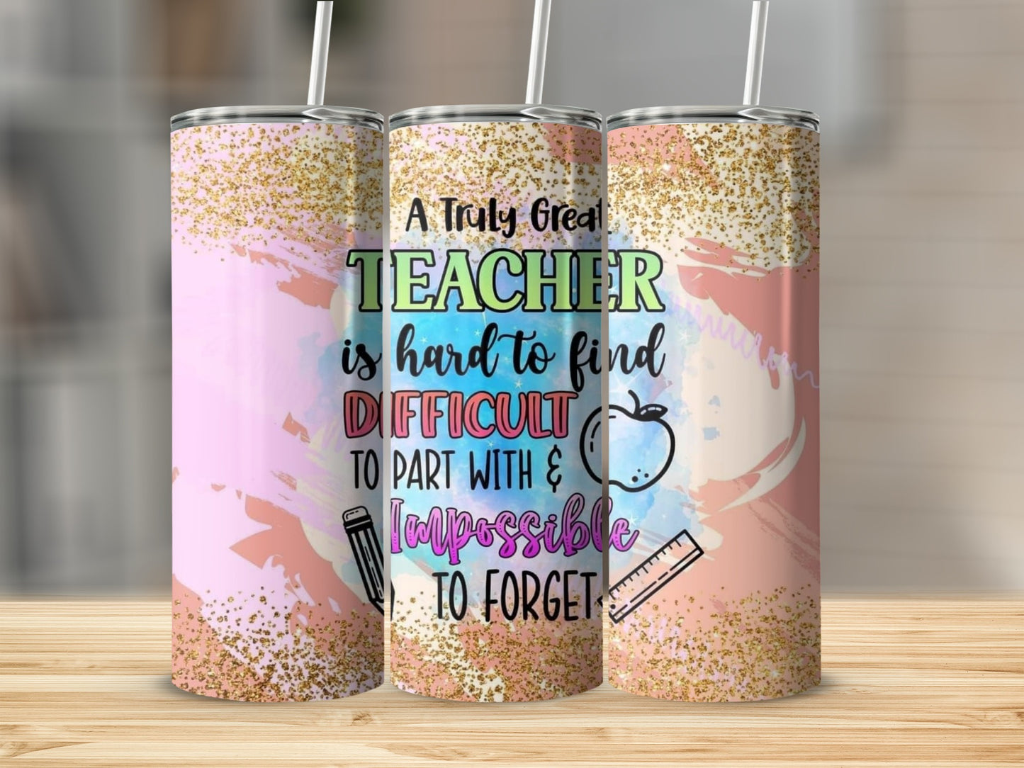A Truly Great Teacher Hard To Find Design Tumblers