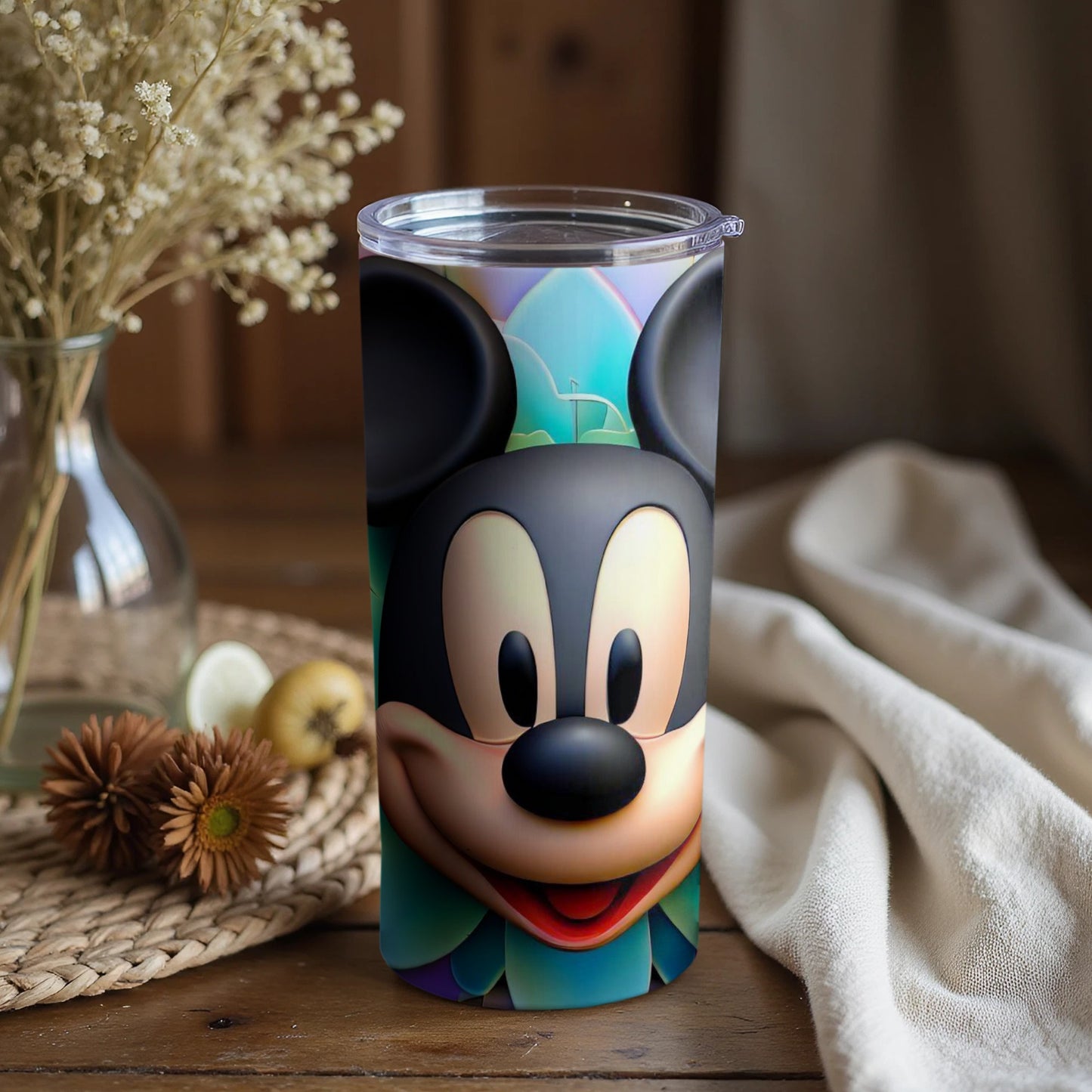 Cheerful Cartoon Character Design Tumbler Cup