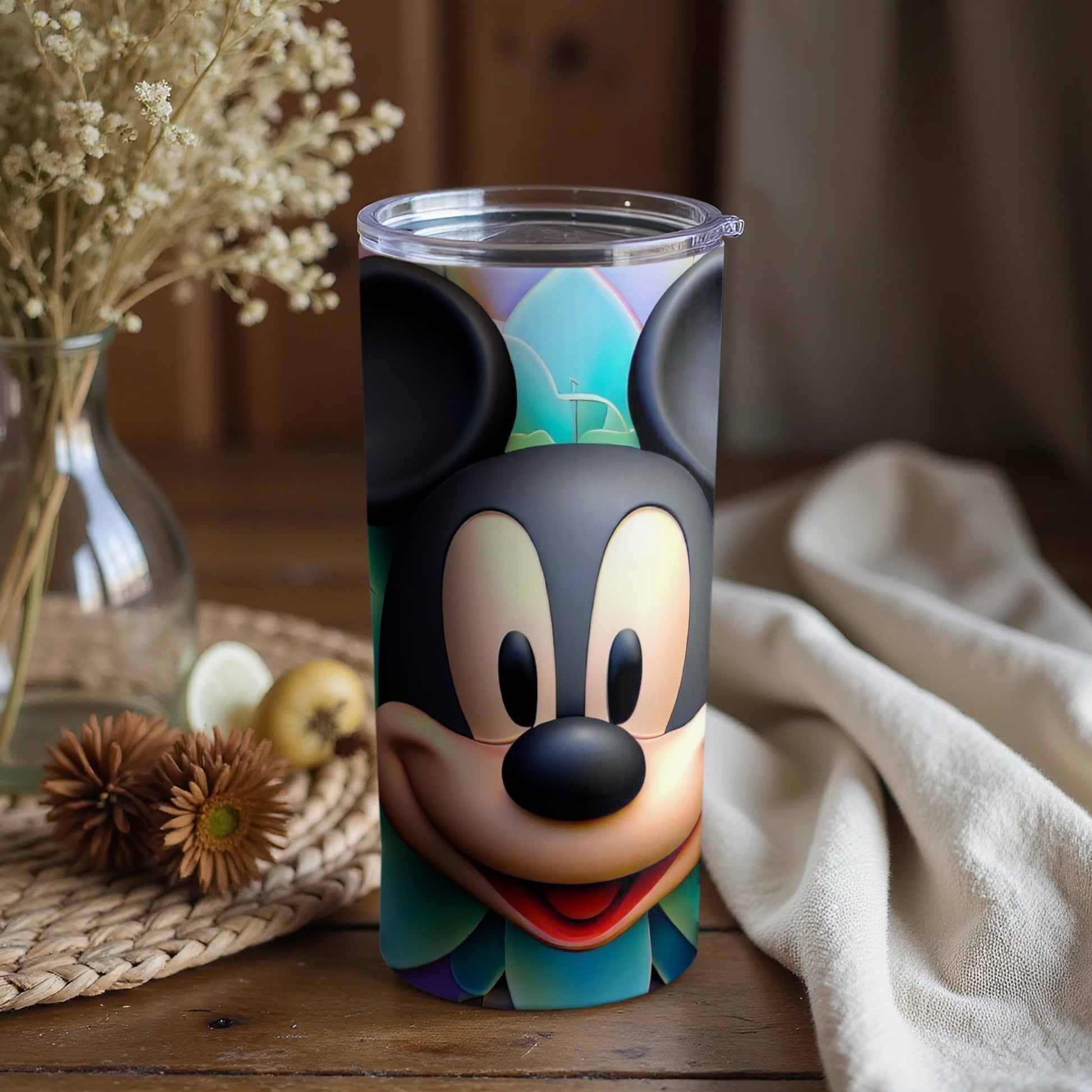 Cheerful Cartoon Character Design Tumbler Cup