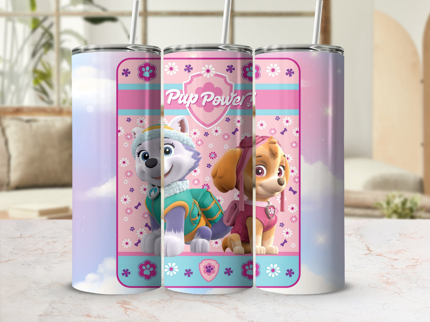 Paw Patrol Pup Power Stainless Steel Tumbler Cup