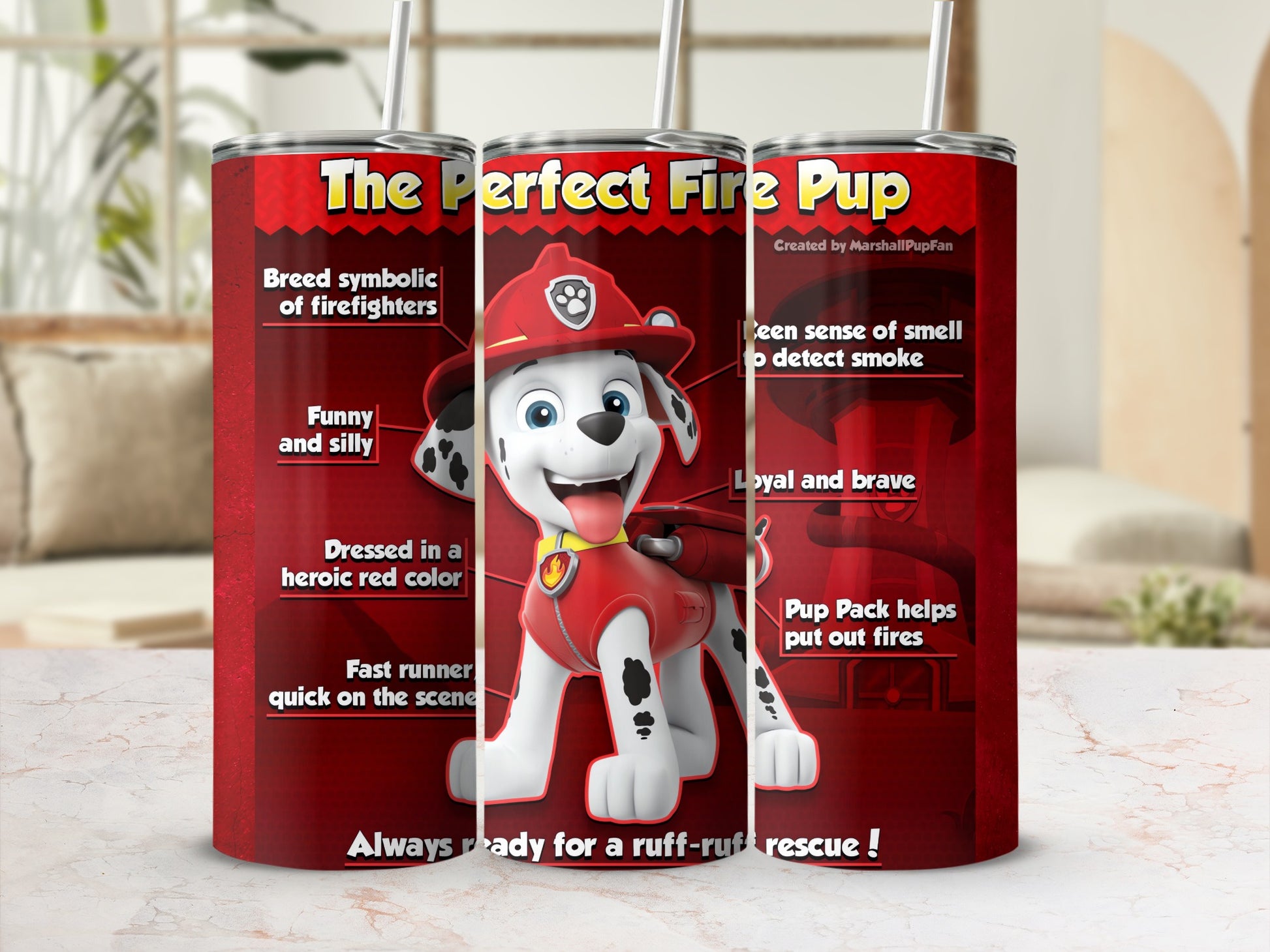 The Perfect Fire Pup Always Ready for a Ruff Rescue product
