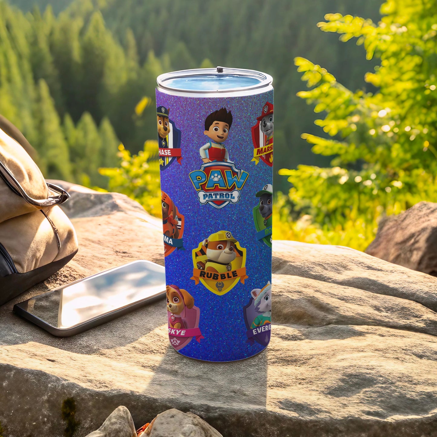 Paw Patrol Character Print Colorful Tumbler