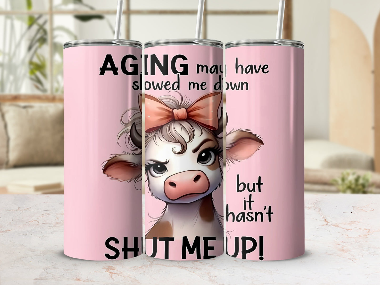 Aging May Have Slowed Me Down Funny Tumbler