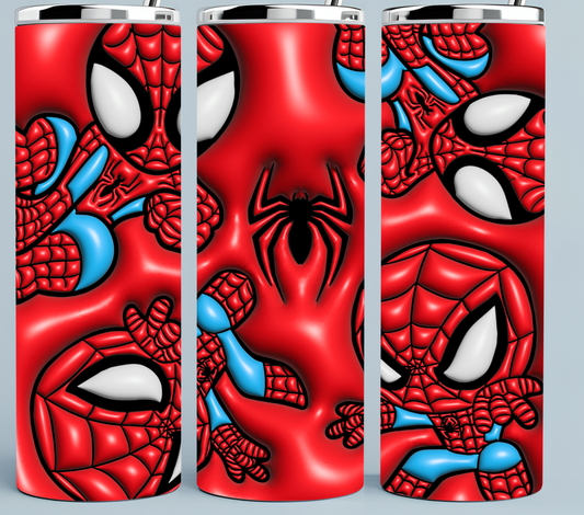 3D Spiderman tumbler