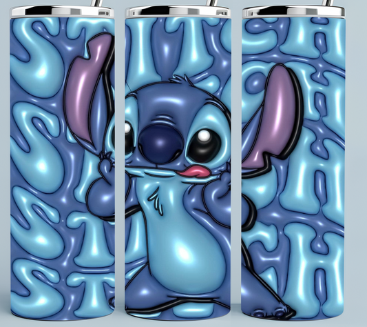 3D Stitch Inflated Tumbler