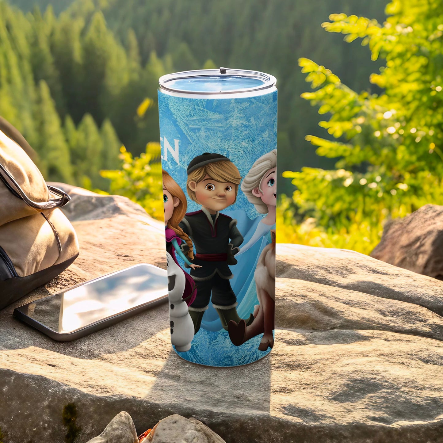 Frozen Character Theme Travel Mug for Kids and Adults